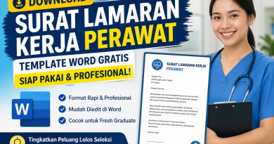 surat lamaran kerja perawat