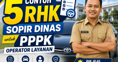 5 Contoh RHK Sopir Dinas untuk PPPK Operator Layanan