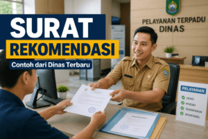 surat rekomendasi dari dinas contoh resmi terbaru lengkap