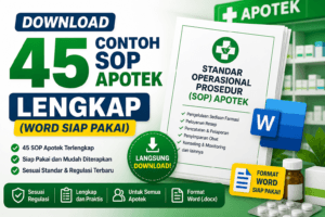 Contoh SOP Apotek