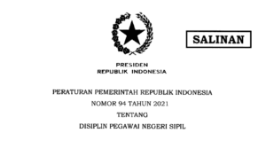 Disiplin PNS Terbaru