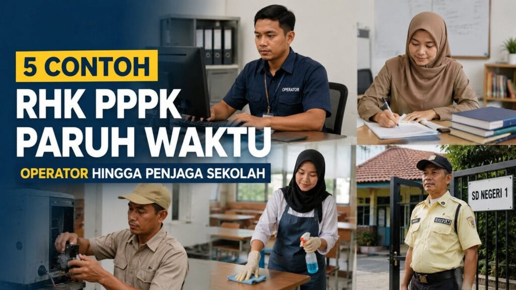 5 Contoh RHK PPPK Paruh Waktu: Operator hingga Penjaga Sekolah